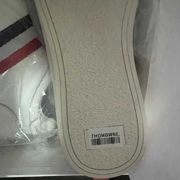 THOM BROWNE White classic casual shoes Size 42 main image 6